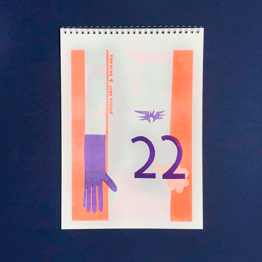 Studio Seis x Friends Riso Kalender 2022